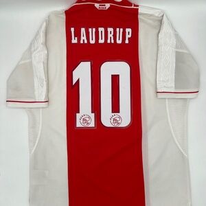 Laudrup #10 Ajax 1999/2000 Home  ORIGINAL Umbro VTG Rare Soccer Jersey (XL)